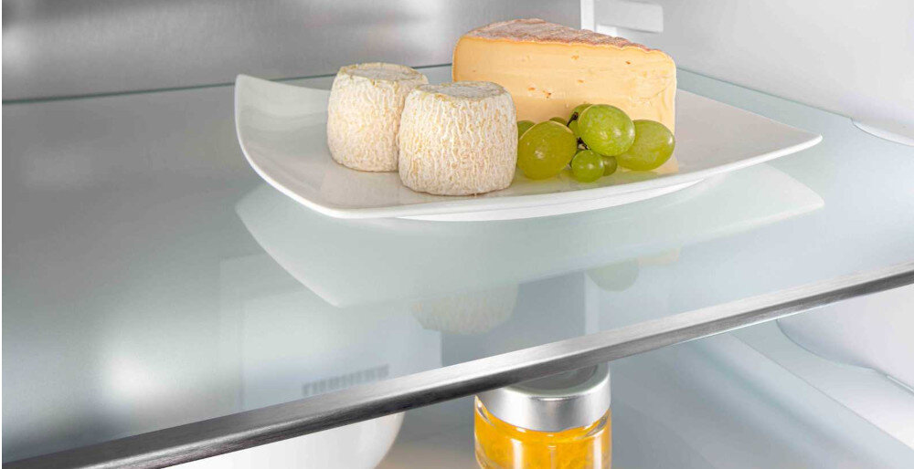 CHŁODZIARKA LIEBHERR TK 14VE00 szklane półki szkło hartowane stal szlachetna 