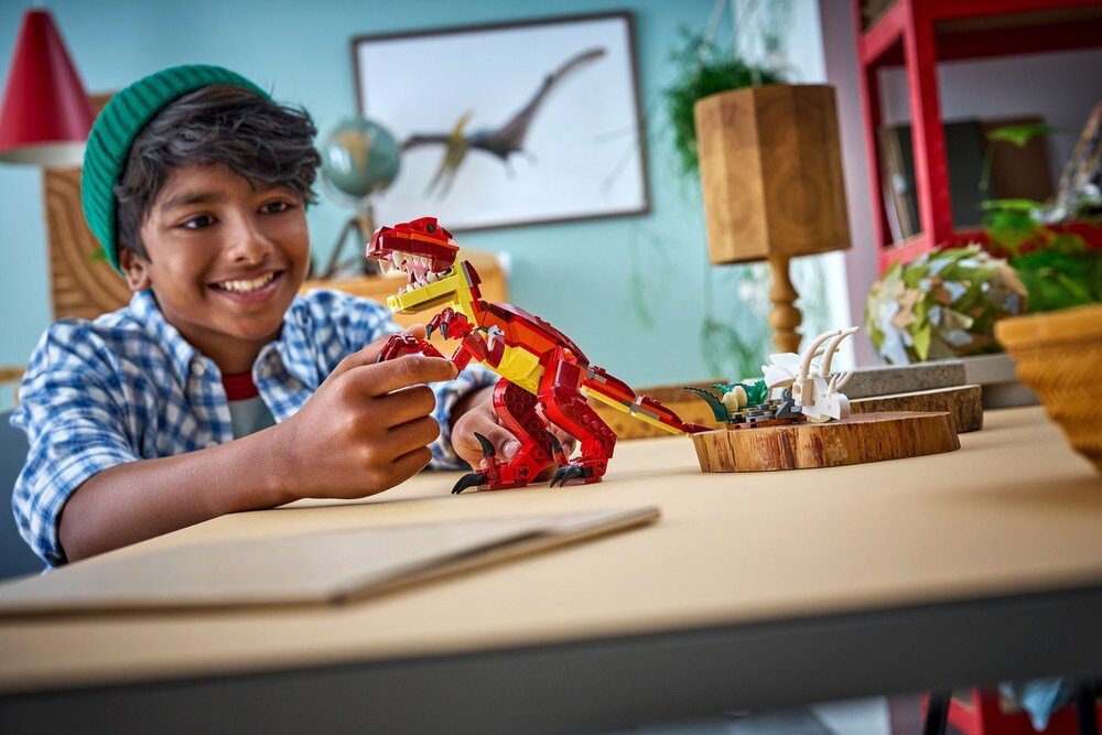 LEGO 31379 Creator Dzikie zwierzęta groźny dinozaur  elementy opis konstrukcji wiek
 