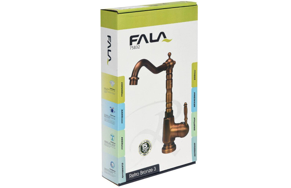 Bateria FALA Retro 1 75830 Brązowy  