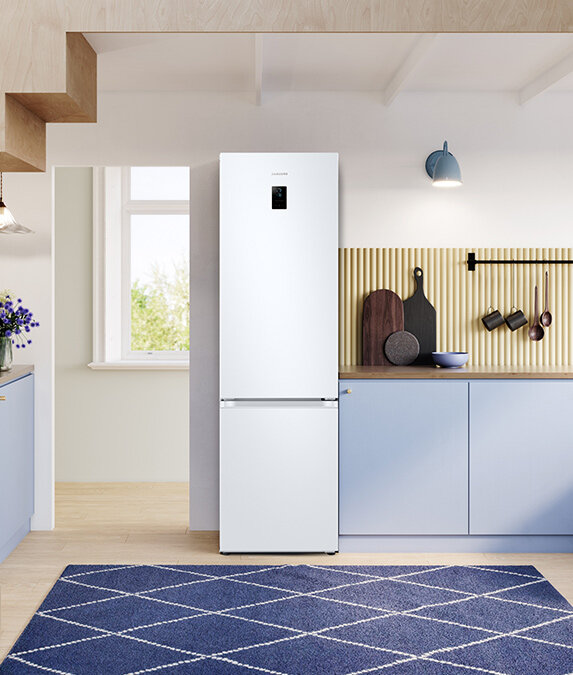 Samsung RB38C672CWW pasuje do nowoczesnej zabudowy kuchennej