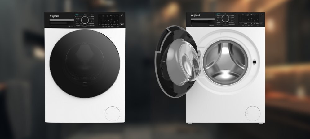 PRALKA WHIRLPOOL WAM 764WKBC PL wizualizacja pralka front otwarta wnętrze bęben bez załadunku Funkcjonalność na co dzień