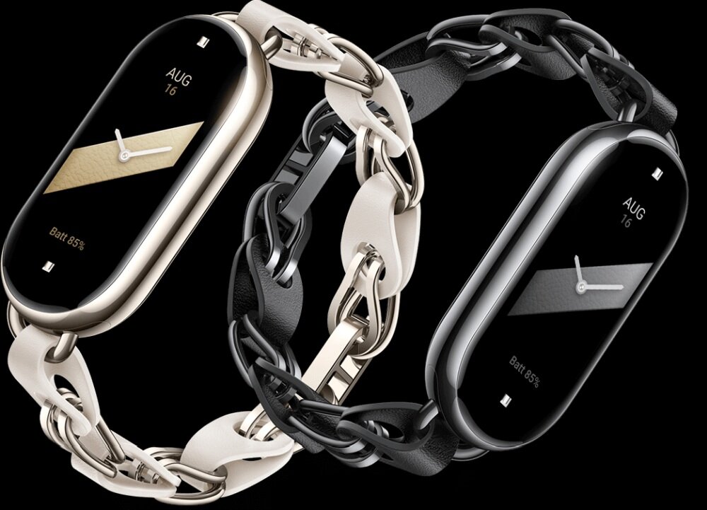 Smartband XIAOMI Mi Band 8   ekran bateria czujniki zdrowie sport pasek ładowanie pojemność rozdzielczość łączność sterowanie krew puls rozmowy smartfon aplikacja 