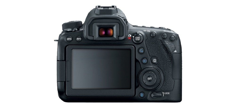 Aparat CANON EOS 6D Mark II Body widok tył wyświetlacz ekran