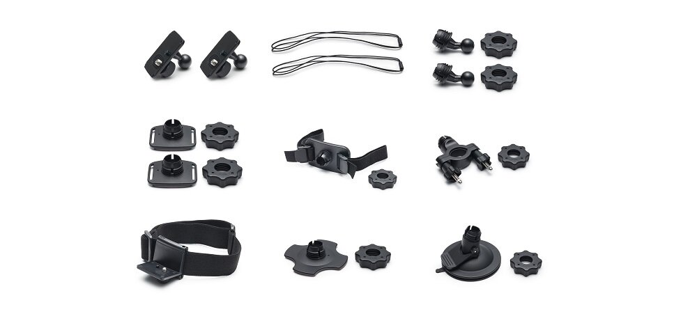 Kamera sportowa KODAK SP1 Extreme Pack widok zestaw akcesoria