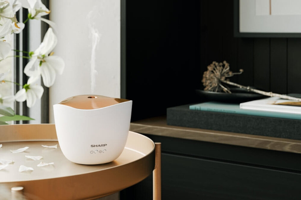 Aromatyzer SHARP DF-A1E-W wyglad design zalety