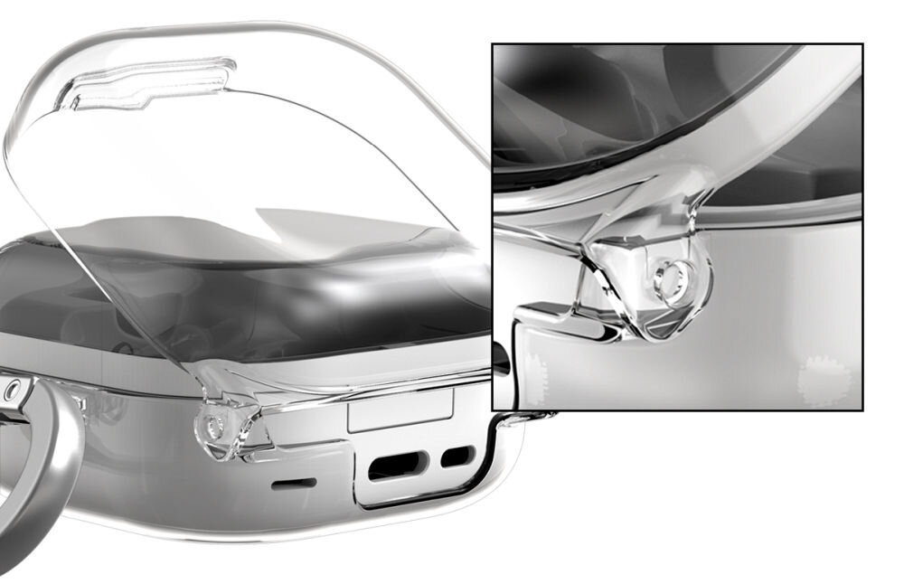 Etui na słuchawki ARAREE Nukin do Samsung Galaxy Buds 4/4 Pro - korzyści dla użytkownika, wygoda, bezpieczeństwo, personalizacja Galaxy Buds, etui na białym tle , złącza, zawias