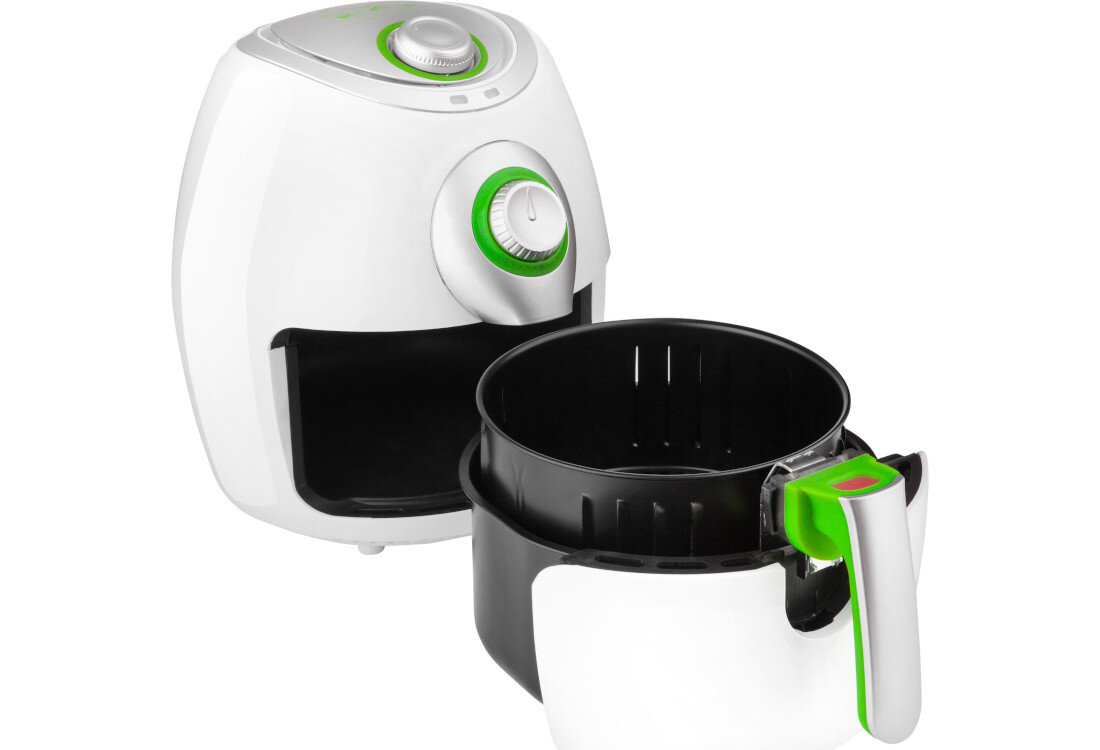 Frytkownica beztłuszczowa SENCOR SFR 3220WH Air Fryer Łatwe czyszczenie po użyciu Wyjmowany kosz z nieprzywierającą powłoką ułatwienie