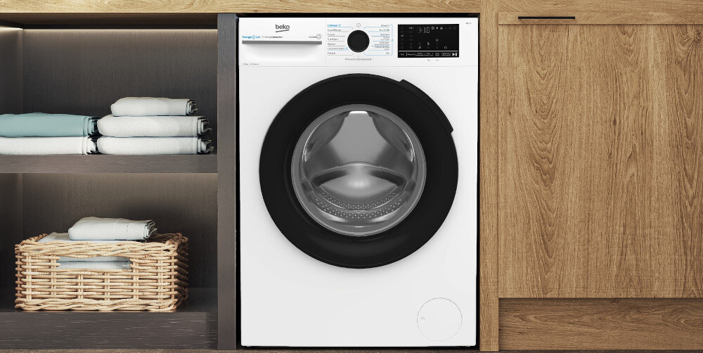 PRALKA BEKO BM3WFU410415W załadunek 10 kg obroty 14000 EnergySpin SteamCure SteamTherapy większy otwór AddXtra Automatyczne czyszczenie bębna higiena dla alergików czystość łatwe prasowanie StainExpert usuwanie plam mniej zagnieceń codzienne szybkie delikatne fast+