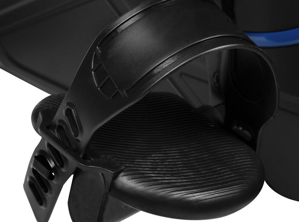 Rower magnetyczny SPOKEY Gradior+ BL pedaly duze antyposlizgowa powloka zapinane na paski obciazenie do 120 kg