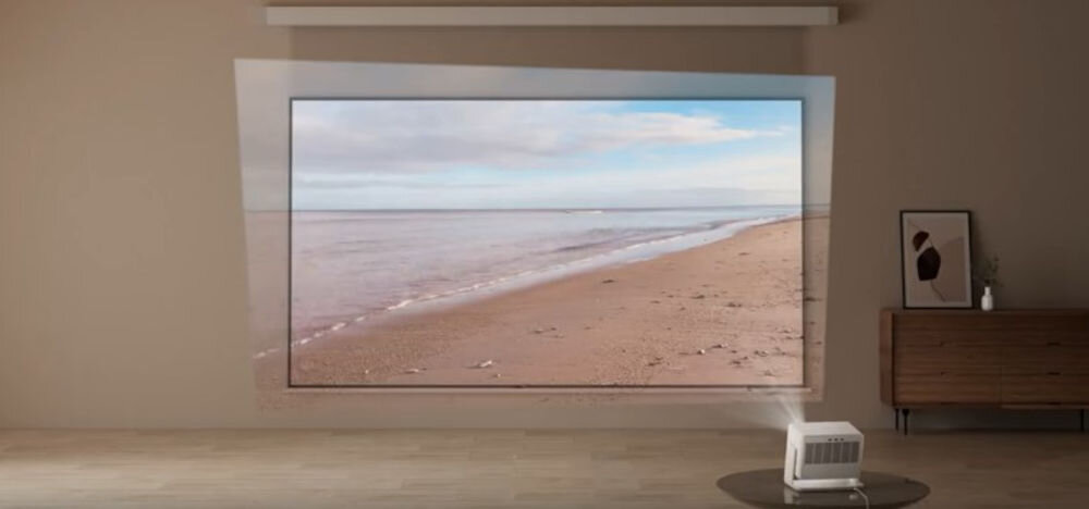 Projektor XGIMI Horizon S Max - wyrównanie ekranu