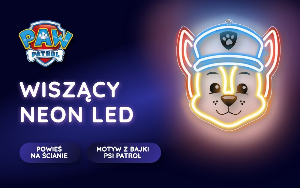 Neon LED PSI PATROL     opis