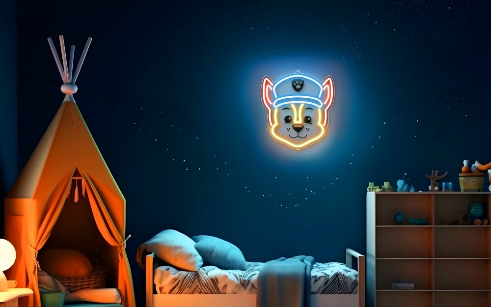 Neon LED PSI PATROL  energooszczędność 