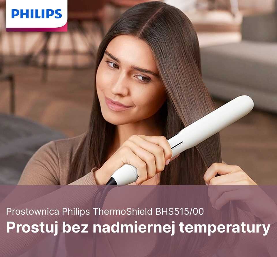 Prostownica Philips serii 5000 do nabycia w sklepach Media Expert
