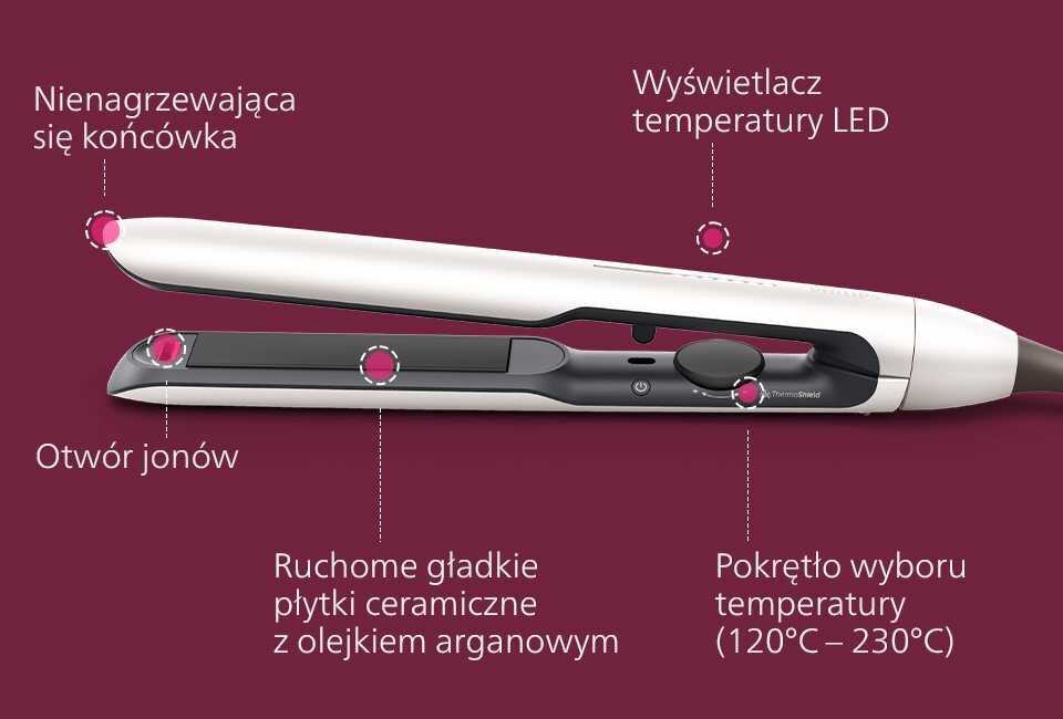 Zobacz, co wyróżnia prostownicę Philips serii 5000