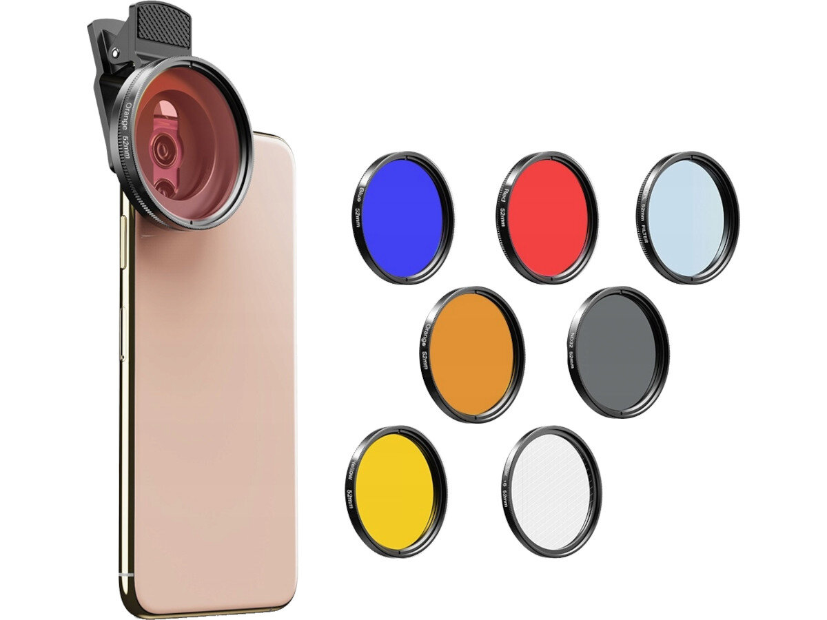 Zestaw filtrów APEXEL APL-52UV-7F zastosowanie działanie cechy