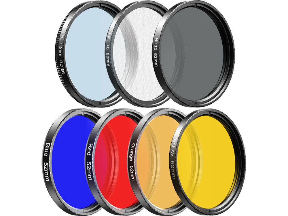 Zestaw filtrów APEXEL APL-52UV-7F materiały wytrzymałość ochrona