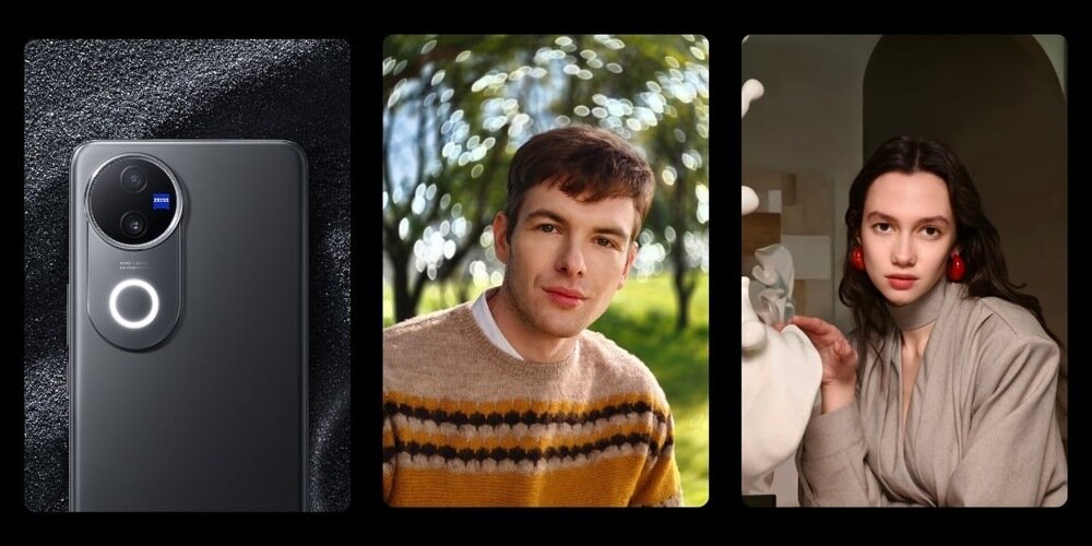 smartfon vivo V50 oferuje profesjonalne portrety z innowacyjną lampą Aura Light bokeh Aura Light Naturalne oświetlenie