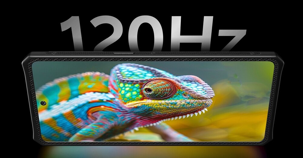 Smartfon IIIF150 Raptor 5G ekran,  2436 × 1080 px (FHD+) obraz wyświetlacz czytnik linii papilarnych 120 Hz 508 DPI