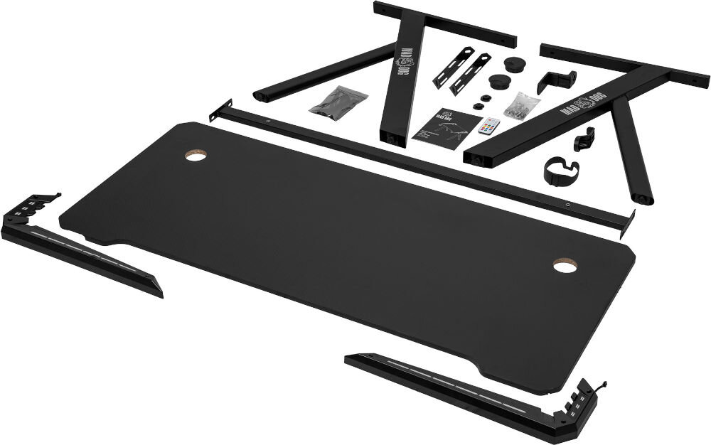 Biurko MAD DOG GD120L elementy zestaw