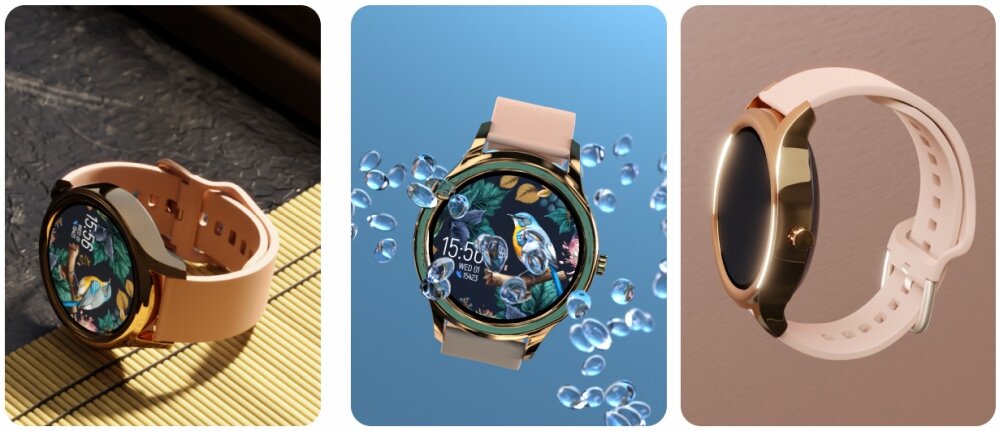 Smartwatch FOREVER Forevive 3 SB-340 ekran bateria czujniki zdrowie sport pasek ładowanie pojemność rozdzielczość łączność sterowanie krew puls rozmowy smartfon aplikacja