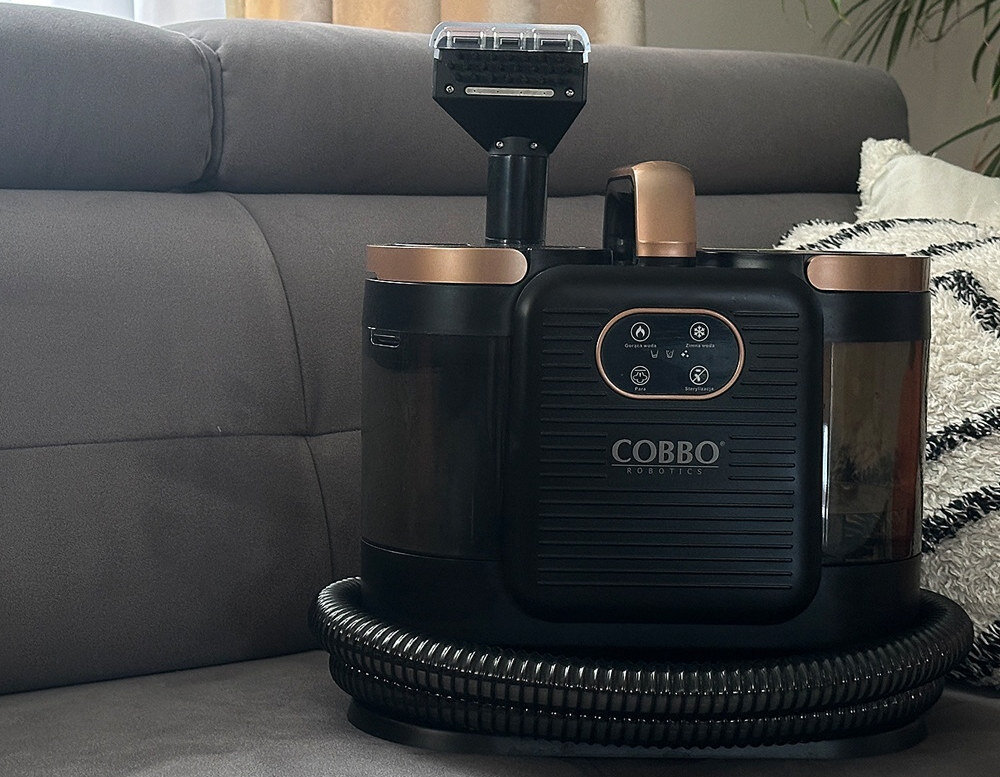 Odkurzacz piorący COBBO M5 Vapor+ z funkcją pary wygląd prezentacja wizualizacja design Nie ma sobie równych