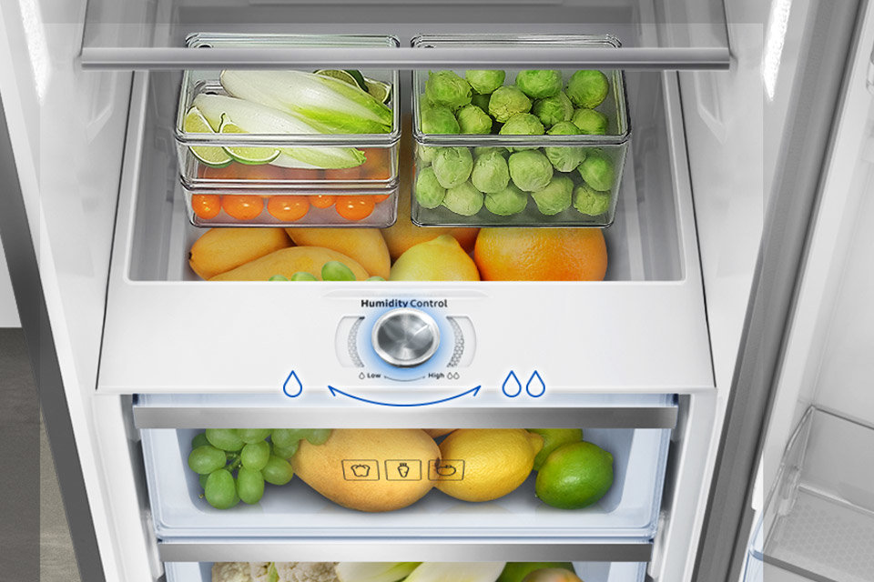 Samsung Szuflada do zadań specjalnych. Kontrola wilgotności Samsung Szuflada do zadań specjalnych. Kontrola wilgotności