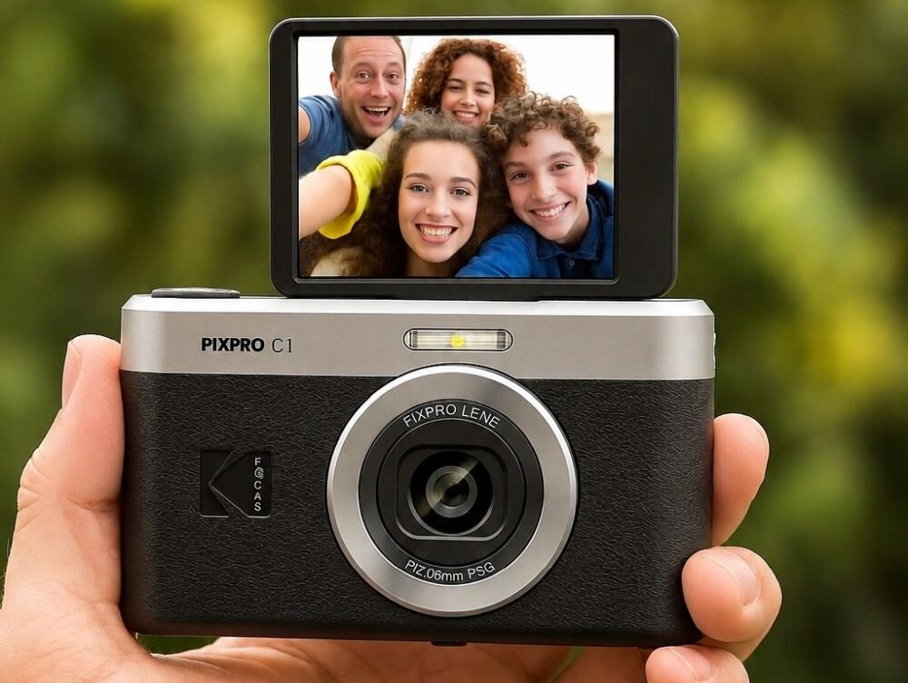 KODAK PIXPRO C1 matryca BSI-CMOS 13 MP zdjęcia wysokiej rozdzielczości zoom cyfrowy