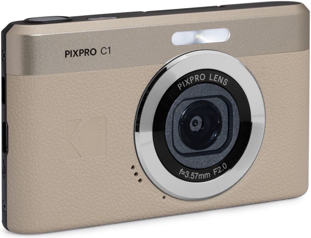KODAK PIXPRO C1 lekki aparat 115 g USB-C akumulator 700 mAh microSD 32 GB