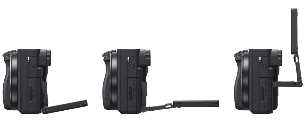 Sony Alpha ILCE-6400A ekran LCD 180 stopni dotykowy selfie vlog nagrywanie mobilne