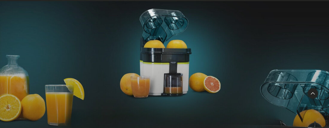 Wyciskarka do cytrusów CECOTEC Cecojuicer Zitrus zdjęcie lifestyle Świeży sok każdego dnia