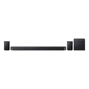Soundbar Samsung HQ-Q990F packshot frontowy zestawu