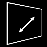 Ikonka skalowanie AI ze strzałką