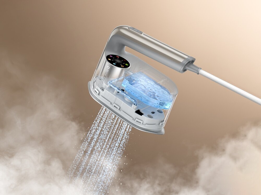 Żelazko DREAME Rotafly P7 z funkcją parownicy wysoka moc, głęboka para, usuwanie szybciej zagnieceń, schludny wygląd