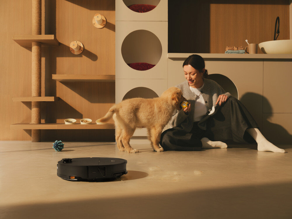 Robot sprzątający ROBOROCK Saros 20 Sonic Complete Czarny Brak zaplątanych włosów System DuoDivide szczotka boczna FlexiArm Arc