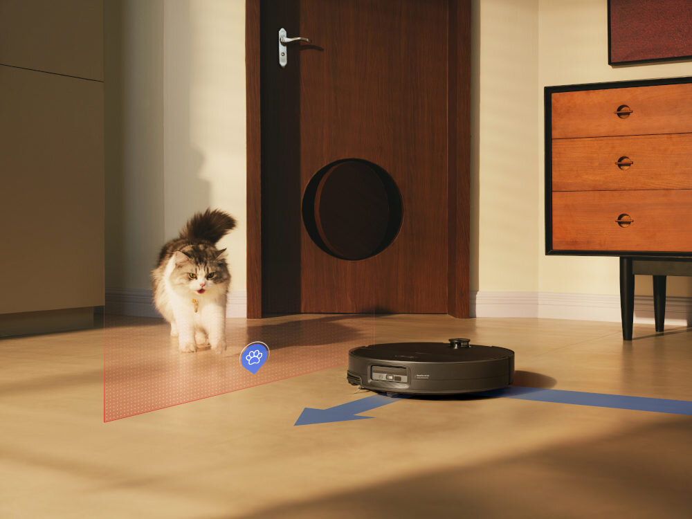 Robot sprzątający ROBOROCK Saros 20 Sonic Complete Czarny Inteligentna nawigacja Technologia RetractSense Reactive AI 3.0 300 obiektów