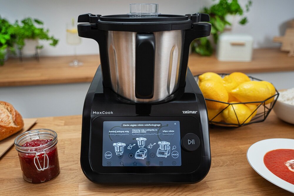 Wielofunkcyjny robot kuchenny ZELMER ZTR2000 MaxCook funkcja gotowania krok po kroku, aż 160 przepisów, proste użytkowanie