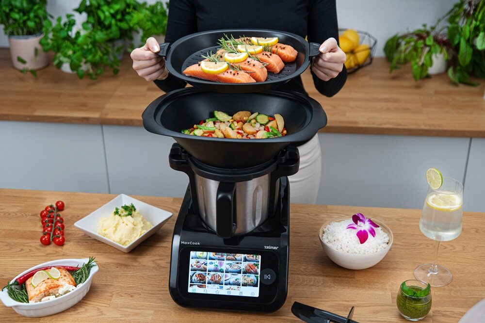 Wielofunkcyjny robot kuchenny ZELMER ZTR2000 MaxCook gotowe programy, odpowiedni czas i temperatura, szeroki zakres temperatur, funkcja Pulse i rewers