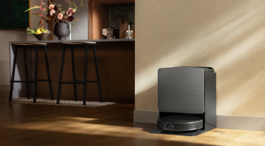 Robot sprzątający ROBOROCK Saros 20 Complete Czarny Automatyczna stacja czyszcząca Stacja RockDock Ultra woda temperatura higiena