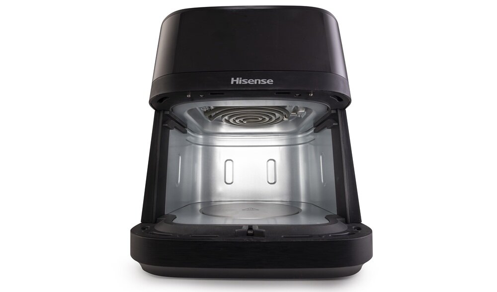 Air Fryer Frytkownica beztłuszczowa HISENSE HAF1800DCD 6.3l z okienkiem do obserwacji postępów gotowania smażenie gorącym powietrzem, bez oleju, równomierne krążenie gorącego powietrza