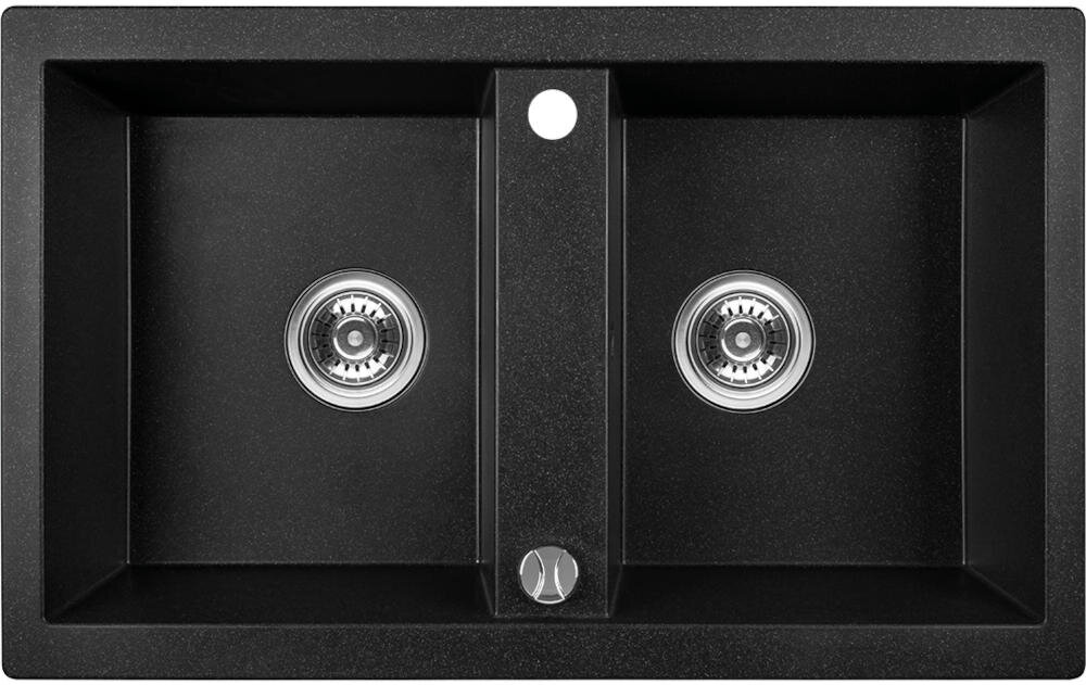 LAVEO Barbados SBB 720T zlewozmywak wygodny głęboka komora naczynia syfon odporność przebarwienia wysokie temperatury zarysowania uderzenia szok termiczny podłączenie zmywarka przelew komora