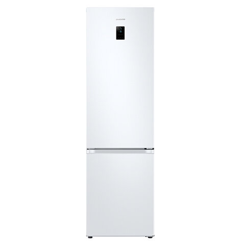 Biała lodówka RB38T672CWW Samsung z podchwytami i zewnętrznym panelem sterowania