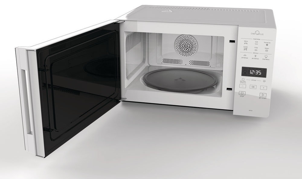 Kuchenka mikrofalowa WHIRLPOOL MCP349WH - Gotowanie na parze