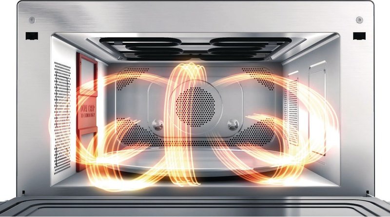 Kuchenka mikrofalowa WHIRLPOOL MCP349SL - System dystrybucji 3D