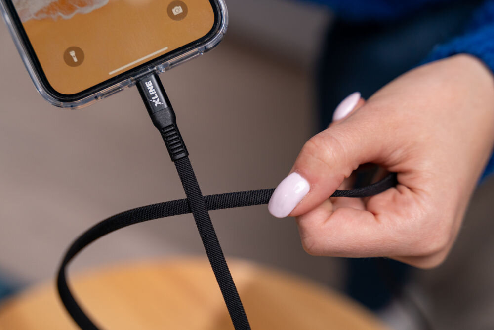 Kabel USB - USB Typ-C XLINE 60W 1.5 m 480 Mb/s 12 W 2,4 A Quick Charge