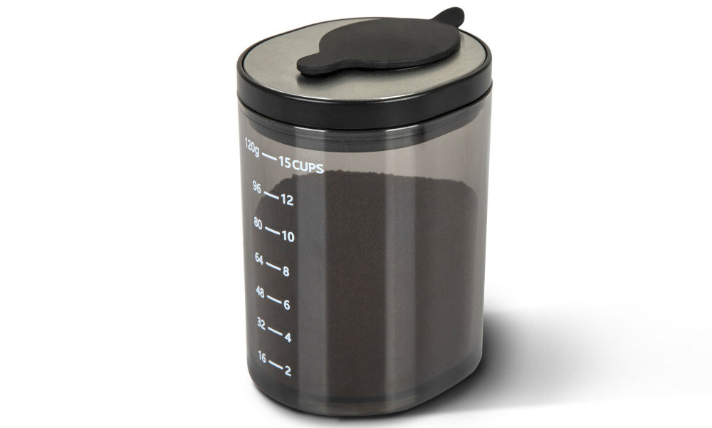 Młynek do kawy WEBBER CG6 Wygodna pojemność ziaren pojemnik na ziarna użytkowanie korzystanie