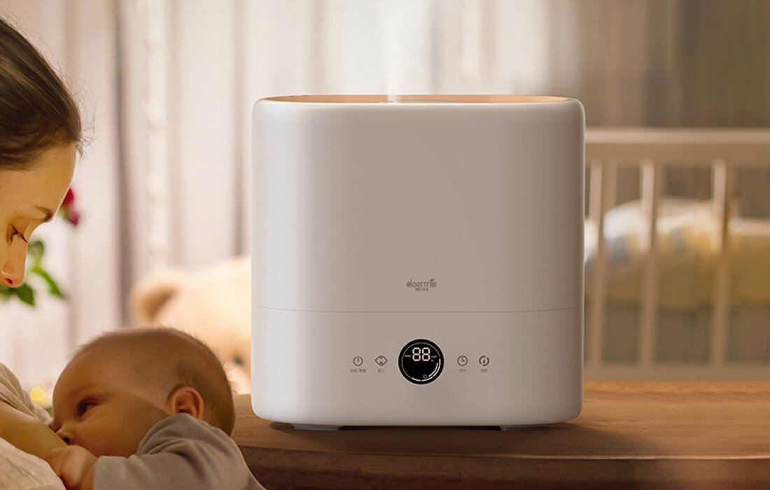 Nawilzacz ultradzwiękowy DEERMA ST636W usuwa ponad 99.9% bakterii