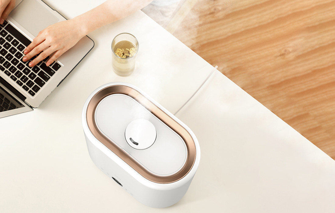 Nawilzacz ultradzwiękowy DEERMA ST636W kompaktowe wymiary