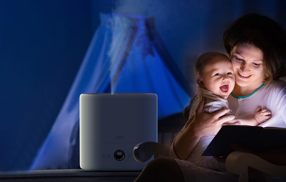 Nawilzacz ultradzwiękowy DEERMA ST636W zbiornik na wodę o pojemnosci 4.5 l