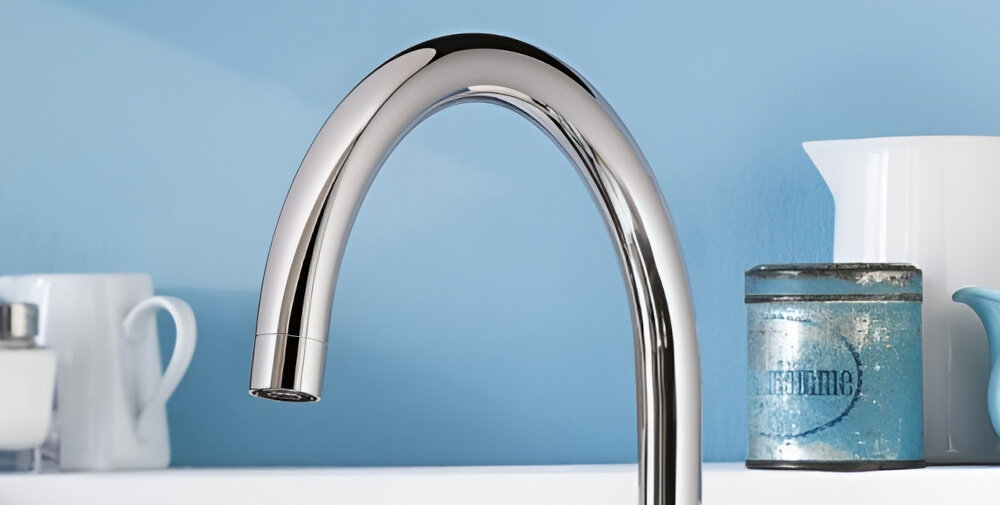 BATERIA KUCHENNA GROHE BAULOOP 31368001 CHROM kolekcja Bauloop design łatwa obsługa odporna na zarysowania rdze