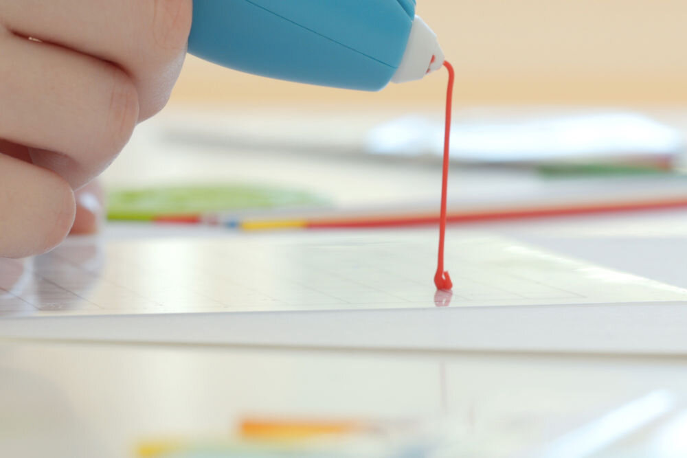 Długopis 3D 3DOODLER Start Plus EKO-plastik, Średnica dyszy 0.77 mm (zestaw rozszerzony) rysowanie rozgrzanym wkładem na karcie pracy